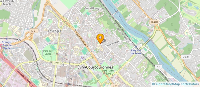 localisation de l'entreprise MONSIEUR KAMEL GHEHIOUECHE  EVRY-COURCOURONNES