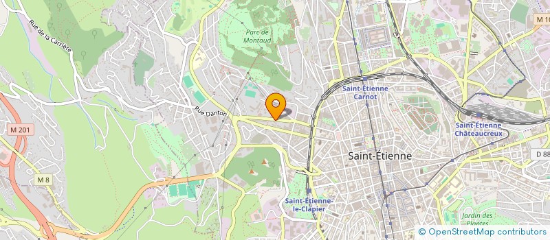 localisation de l'entreprise MONSIEUR KAMEL GUEMRA  SAINT-ETIENNE