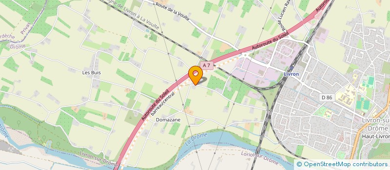 localisation de l'entreprise MONSIEUR KAMEL GUERBA à LIVRON-SUR-DROME