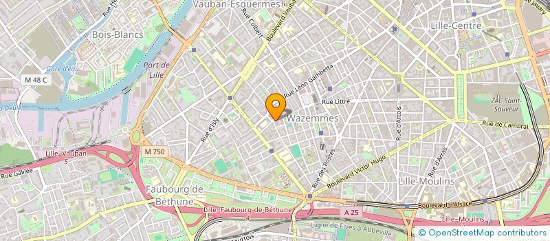 localisation de l'entreprise MONSIEUR KAMEL GUERGAR à LILLE