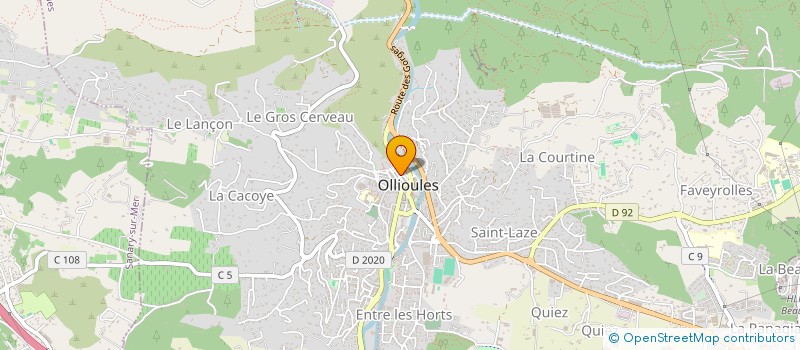 localisation de l'entreprise MONSIEUR KAMEL HABHAB à OLLIOULES