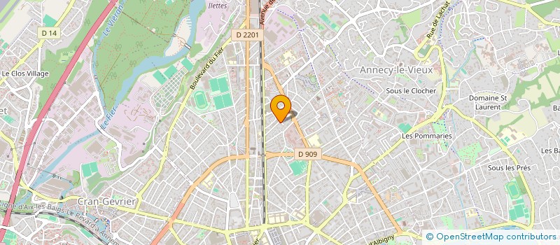 localisation de l'entreprise MONSIEUR KAMEL HADDAD à ANNECY