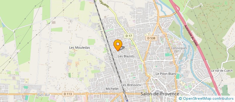 localisation de l'entreprise MONSIEUR KAMEL HADJ à SALON-DE-PROVENCE