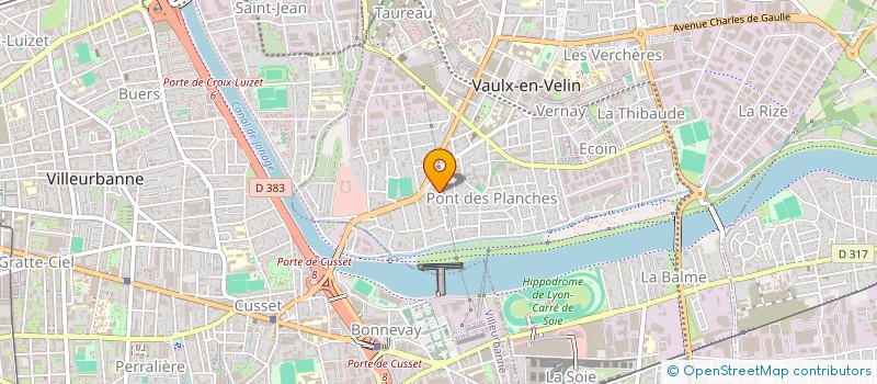 localisation de l'entreprise MONSIEUR KAMEL HAMDIE  VAULX-EN-VELIN