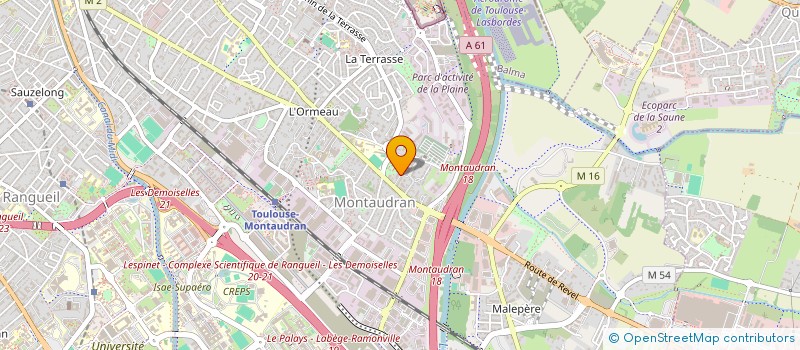 localisation de l'entreprise MONSIEUR KAMEL HAMDOUNA  TOULOUSE