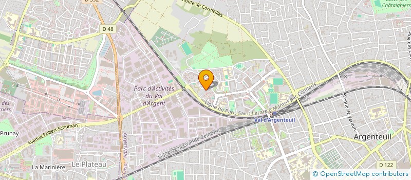 localisation de l'entreprise MONSIEUR KAMEL HAMDOUNI à ARGENTEUIL
