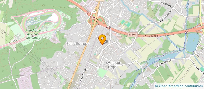 localisation de l'entreprise MONSIEUR KAMEL HAMED  LEUVILLE-SUR-ORGE