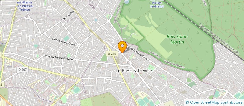 localisation de l'entreprise MONSIEUR KAMEL HAMOUDI à LE PLESSIS-TREVISE