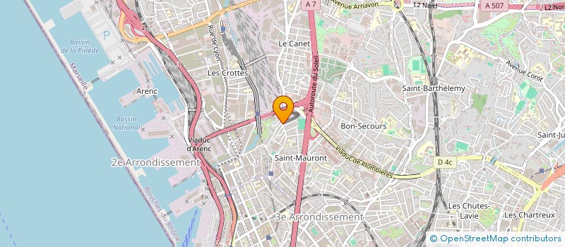 localisation de l'entreprise MONSIEUR KAMEL HAMROUNI à MARSEILLE