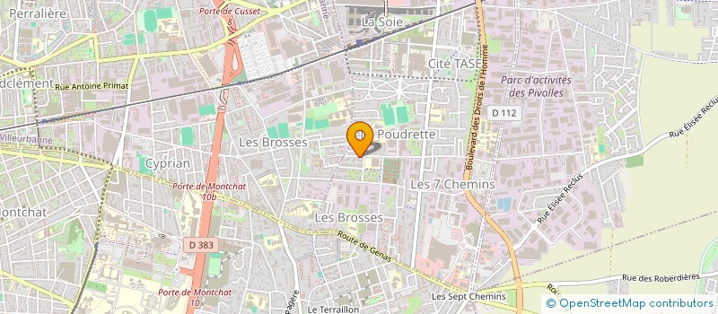 localisation de l'entreprise MONSIEUR KAMEL HANNACHI  VAULX-EN-VELIN