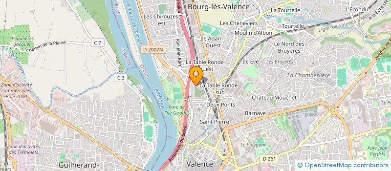 localisation de l'entreprise MONSIEUR KAMEL HERZI  BOURG-LES-VALENCE