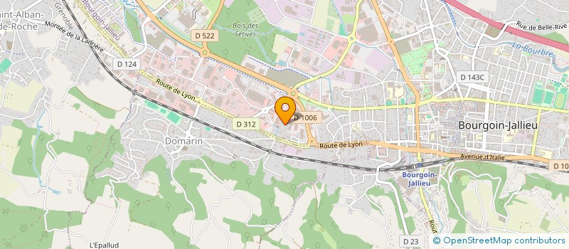 localisation de l'entreprise MONSIEUR KAMEL HIHI  BOURGOIN-JALLIEU