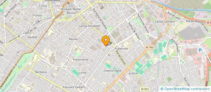 localisation de l'entreprise MONSIEUR KAMEL HOUACINE  ROUBAIX