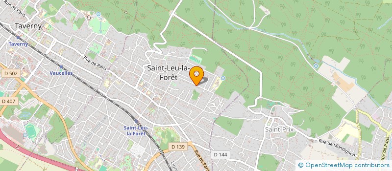 localisation de l'entreprise MONSIEUR KAMEL HOUMOUAD  SAINT-LEU-LA-FORET