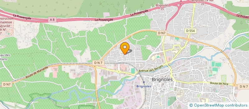 localisation de l'entreprise MONSIEUR KAMEL ISSMAEL à BRIGNOLES
