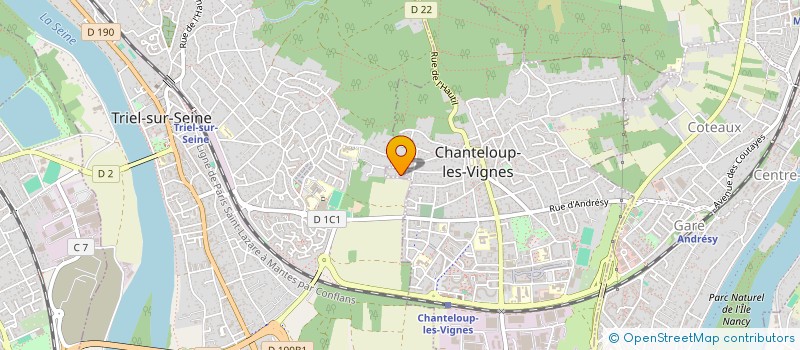 localisation de l'entreprise MONSIEUR KAMEL JEFFALI  CHANTELOUP-LES-VIGNES