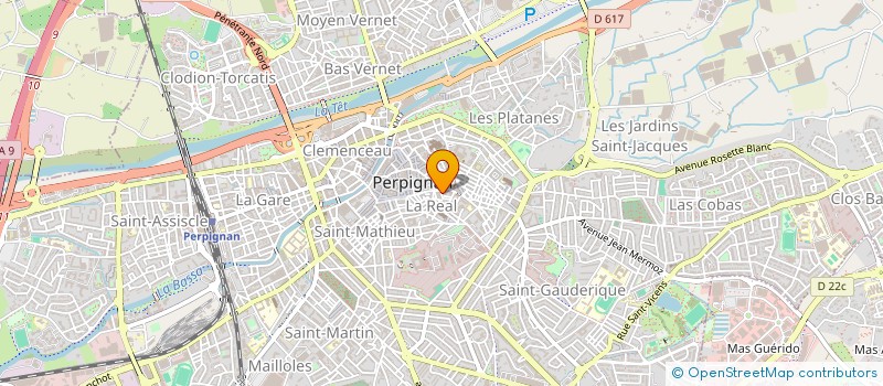 localisation de l'entreprise MONSIEUR KAMEL KARES  PERPIGNAN