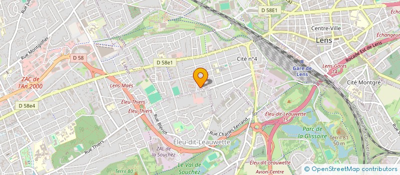 localisation de l'entreprise MONSIEUR KAMEL KASMI  LENS