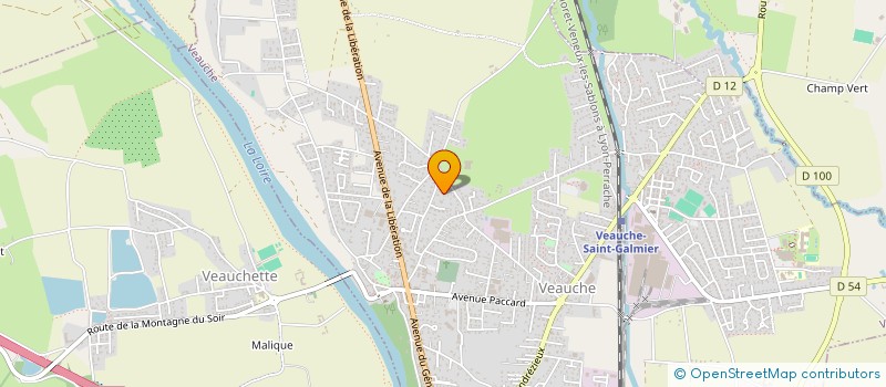 localisation de l'entreprise MONSIEUR KAMEL KERNOU  VEAUCHE