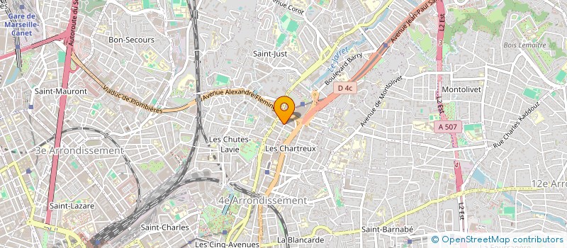 localisation de l'entreprise MONSIEUR KAMEL KHANCHOUL à MARSEILLE