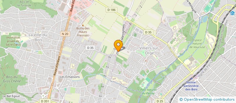 localisation de l'entreprise MONSIEUR KAMEL KHELIFI  VILLIERS-SUR-ORGE