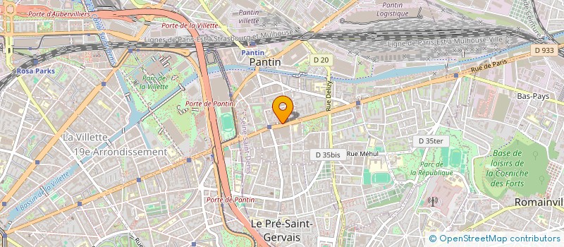 localisation de l'entreprise MONSIEUR KAMEL KHELIFI à PANTIN