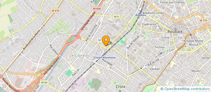 localisation de l'entreprise MONSIEUR KAMEL KISMA à CROIX