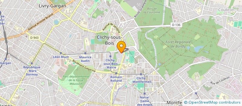 localisation de l'entreprise MONSIEUR KAMEL KISSI à CLICHY-SOUS-BOIS