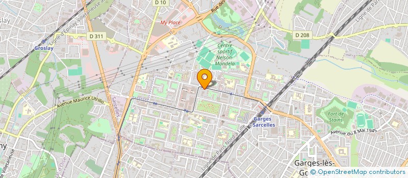 localisation de l'entreprise MONSIEUR KAMEL LABIDI  SARCELLES