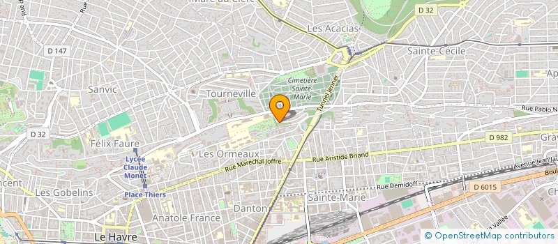 localisation de l'entreprise MONSIEUR KAMEL LAGGOUN  LE HAVRE