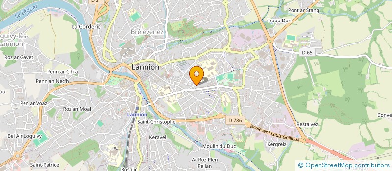 localisation de l'entreprise MONSIEUR KAMEL LAKHOUAS à LANNION