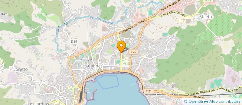 localisation de l'entreprise MONSIEUR KAMEL LAMRINI WAHABI  AJACCIO
