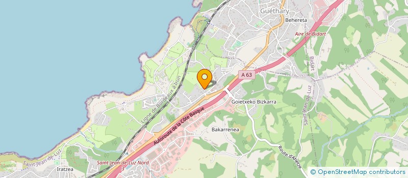 localisation de l'entreprise MONSIEUR KAMEL LARIBI à SAINT-JEAN-DE-LUZ