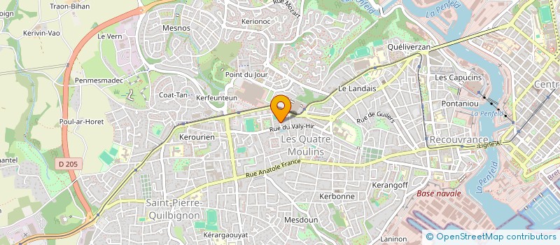 localisation de l'entreprise MONSIEUR KAMEL LAROUSSI à BREST