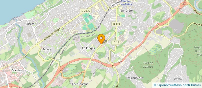 localisation de l'entreprise MONSIEUR KAMEL LEBRIN à THONON-LES-BAINS