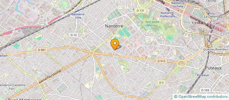 localisation de l'entreprise MONSIEUR KAMEL LILI  NANTERRE