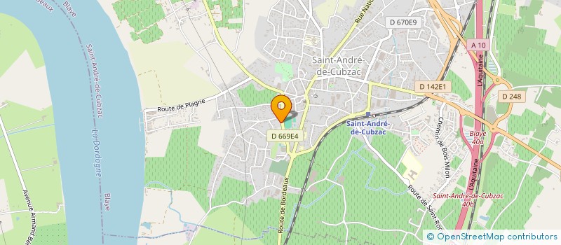 localisation de l'entreprise MONSIEUR KAMEL LOUDAHI à SAINT-ANDRE-DE-CUBZAC