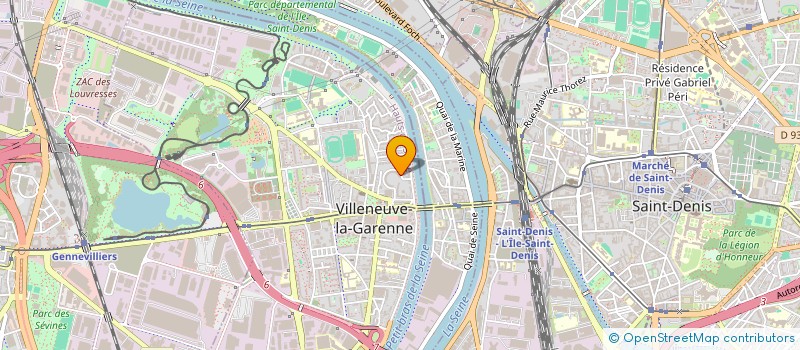 localisation de l'entreprise MONSIEUR KAMEL MAHDAOUI  VILLENEUVE-LA-GARENNE