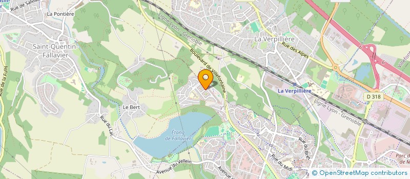 localisation de l'entreprise MONSIEUR KAMEL MAZARI  SAINT-QUENTIN-FALLAVIER