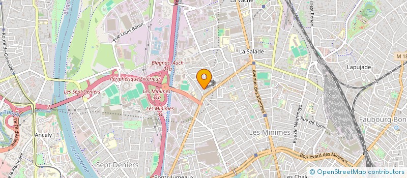 localisation de l'entreprise MONSIEUR KAMEL MDINI  TOULOUSE