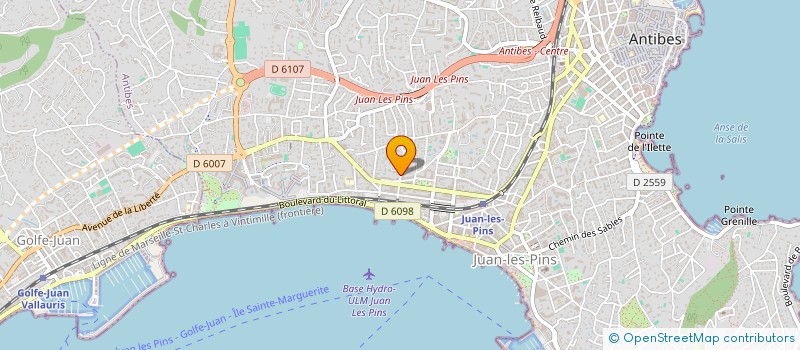 localisation de l'entreprise MONSIEUR KAMEL MEKAOUI à ANTIBES