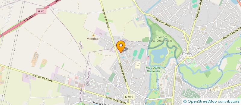 localisation de l'entreprise MONSIEUR KAMEL MEKLATI à CHATEAUROUX