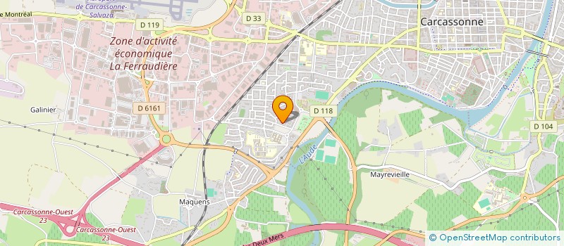 localisation de l'entreprise MONSIEUR KAMEL MERIDJA à CARCASSONNE