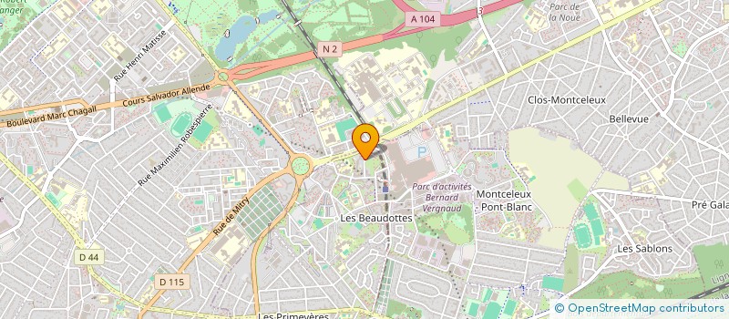 localisation de l'entreprise MONSIEUR KAMEL MESSAI  SEVRAN