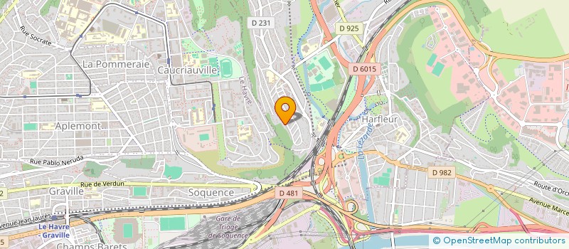 localisation de l'entreprise MONSIEUR KAMEL MEZIANE  HARFLEUR