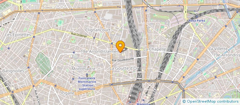 localisation de l'entreprise MONSIEUR KAMEL MOUILAH  PARIS