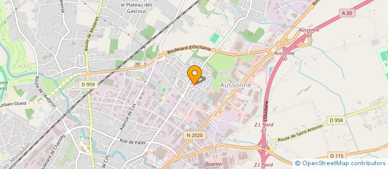 localisation de l'entreprise MONSIEUR KAMEL MOUMMOU  MONTAUBAN