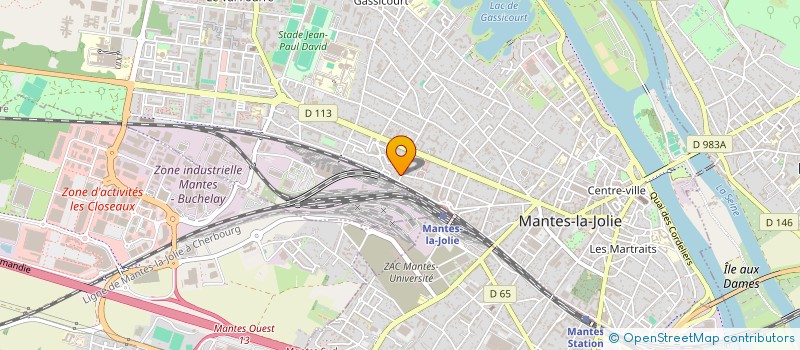 localisation de l'entreprise MONSIEUR KAMEL NAIT OUTALEB  MANTES-LA-JOLIE