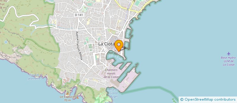 localisation de l'entreprise MONSIEUR KAMEL OUADAH  LA CIOTAT