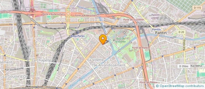 localisation de l'entreprise MONSIEUR KAMEL OUAKAS  PARIS